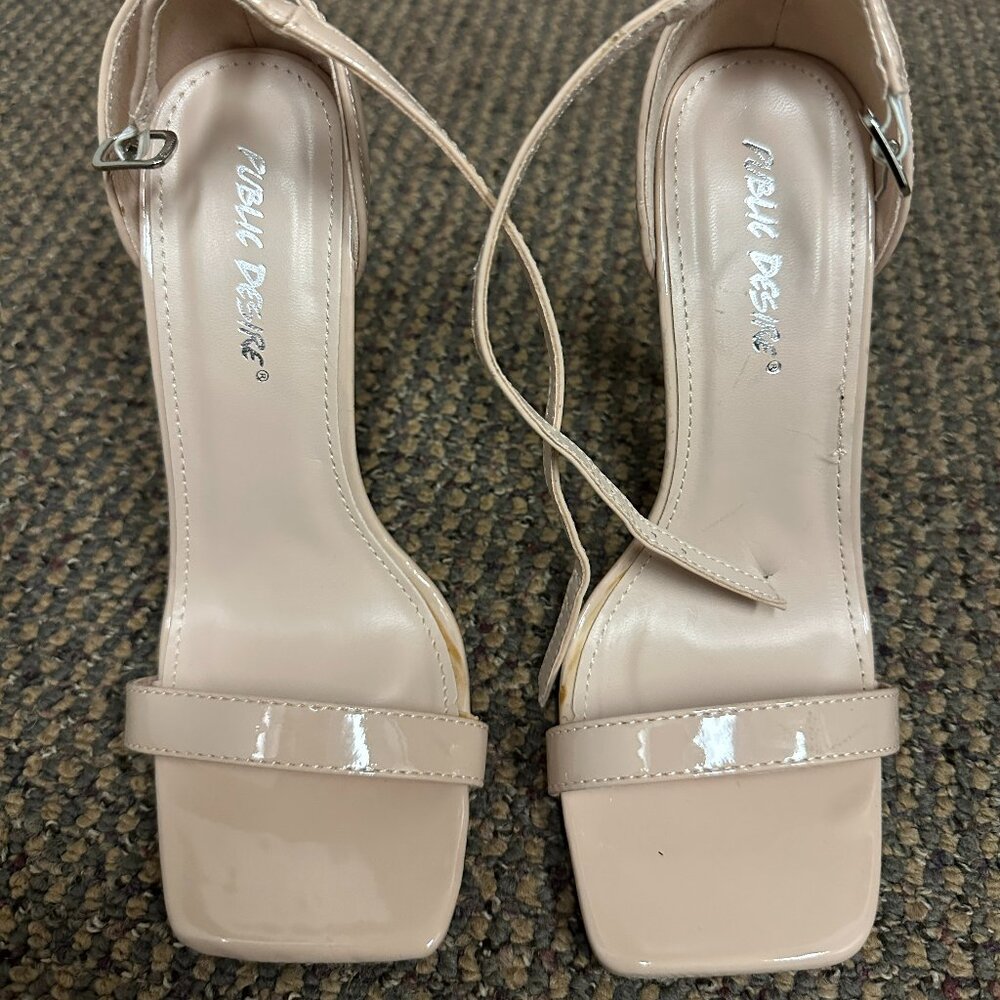 Public Desire Slingback Heels - UK Size 3 - US Size 5